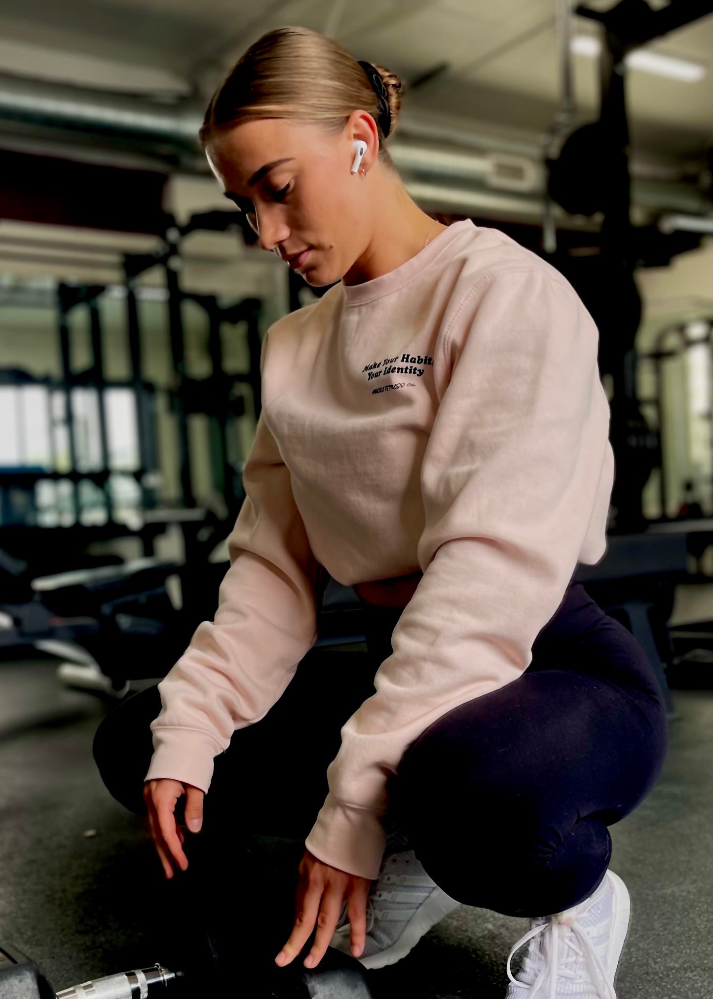 MYHYI Pink Crew Neck