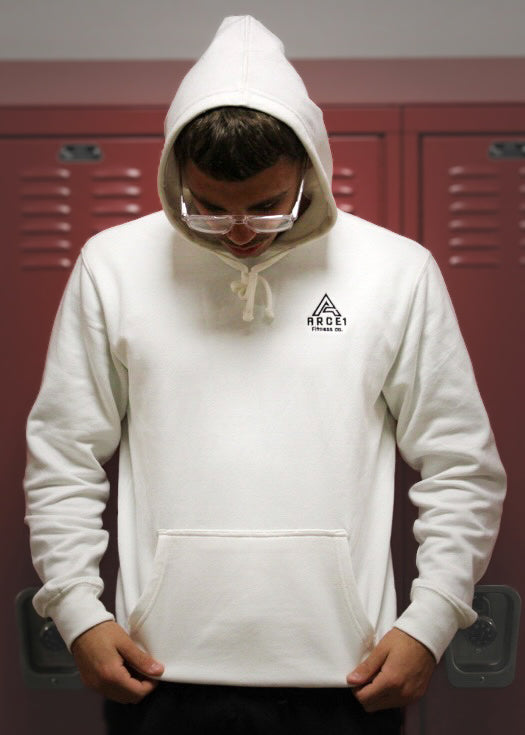 Classic Logo White Hoodie