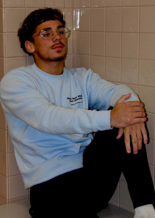MYHYI Baby Blue Crew Neck