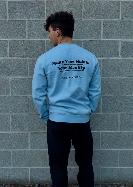 MYHYI Baby Blue Crew Neck